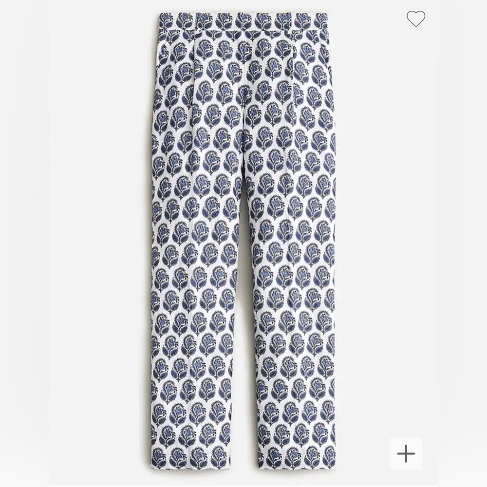 NWT JCrew Straight Leg Essential Silky Pants- 10